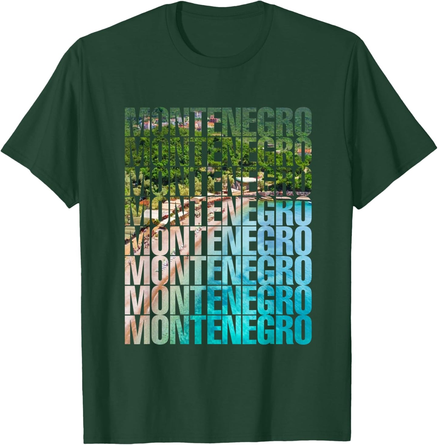 Travel to Kotor Funny Balkan Montenegro T-Shirt - T-Shirt | Forest