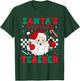 Santa's Favorite Teacher Christmas Retro Xmas Santa Claus PJ T-Shirt - T-Shirt | Forest