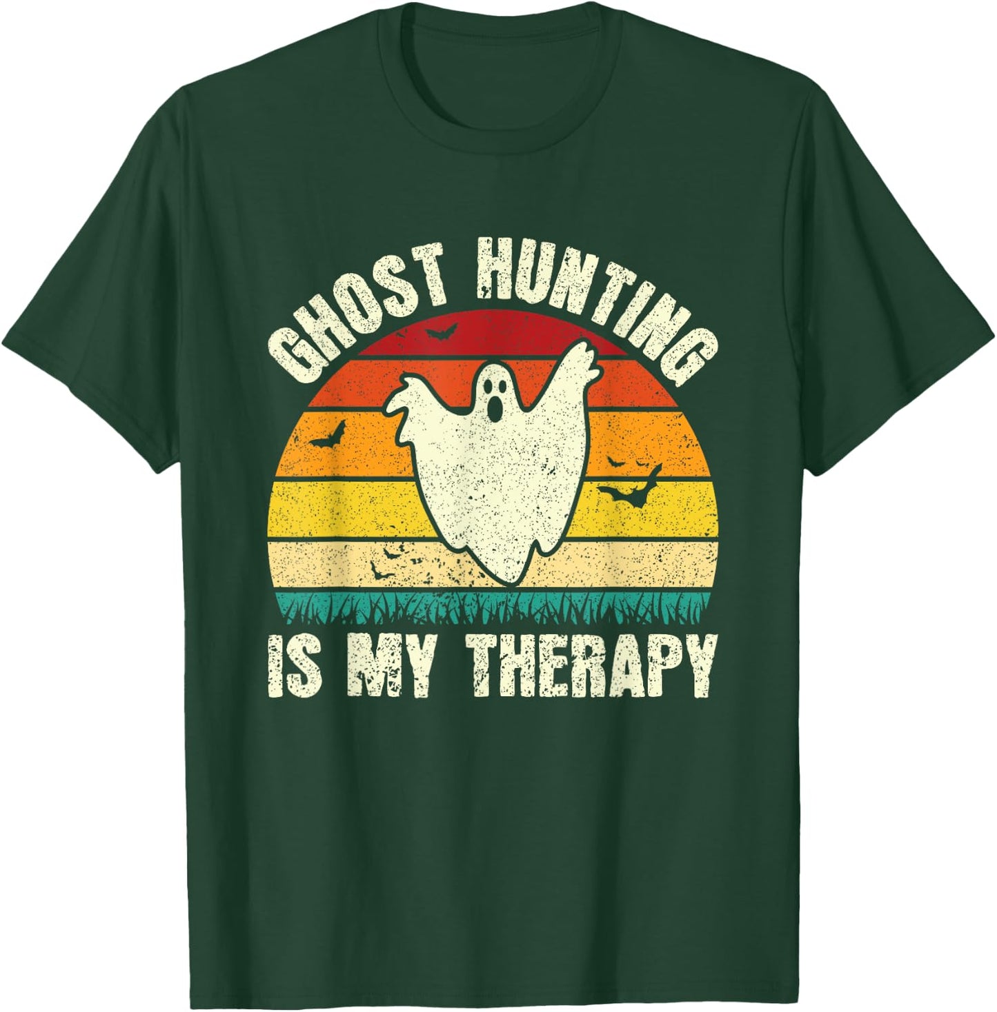 Funny Ghost Hunting Scary Halloween Ghost Hunter T-Shirt - T-Shirt | Forest