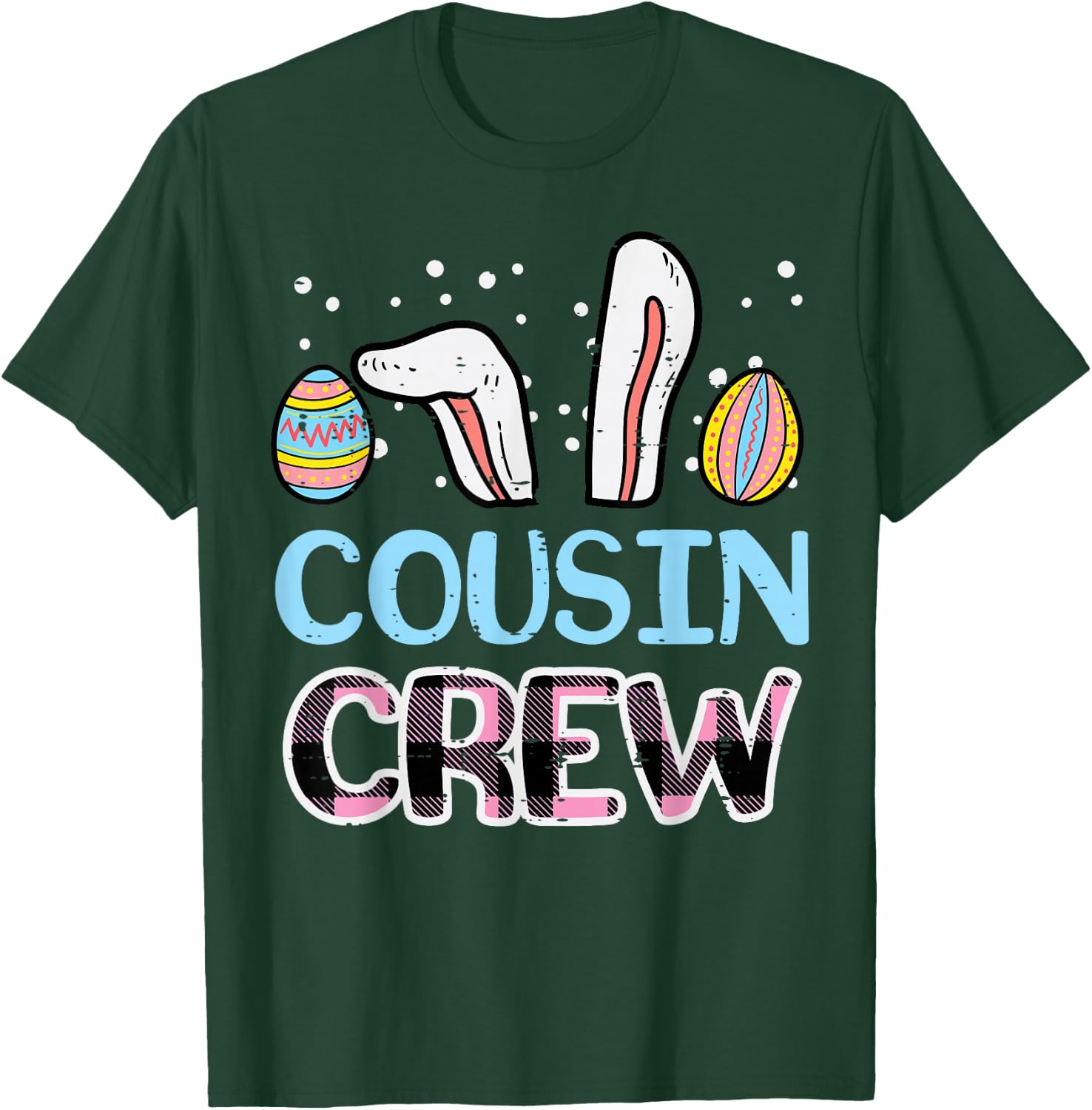 Easter Cousin Crew Family Matching Boys Girls Kids Toddler T-Shirt - T-Shirt | Forest