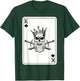 Couple Matching King And Queen of Spades 2/2 Skull Crown T-Shirt - T-Shirt | Forest