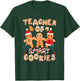 Christmas Teacher Cute Gingerbread Cookies Funny Holiday T-Shirt - T-Shirt | Forest