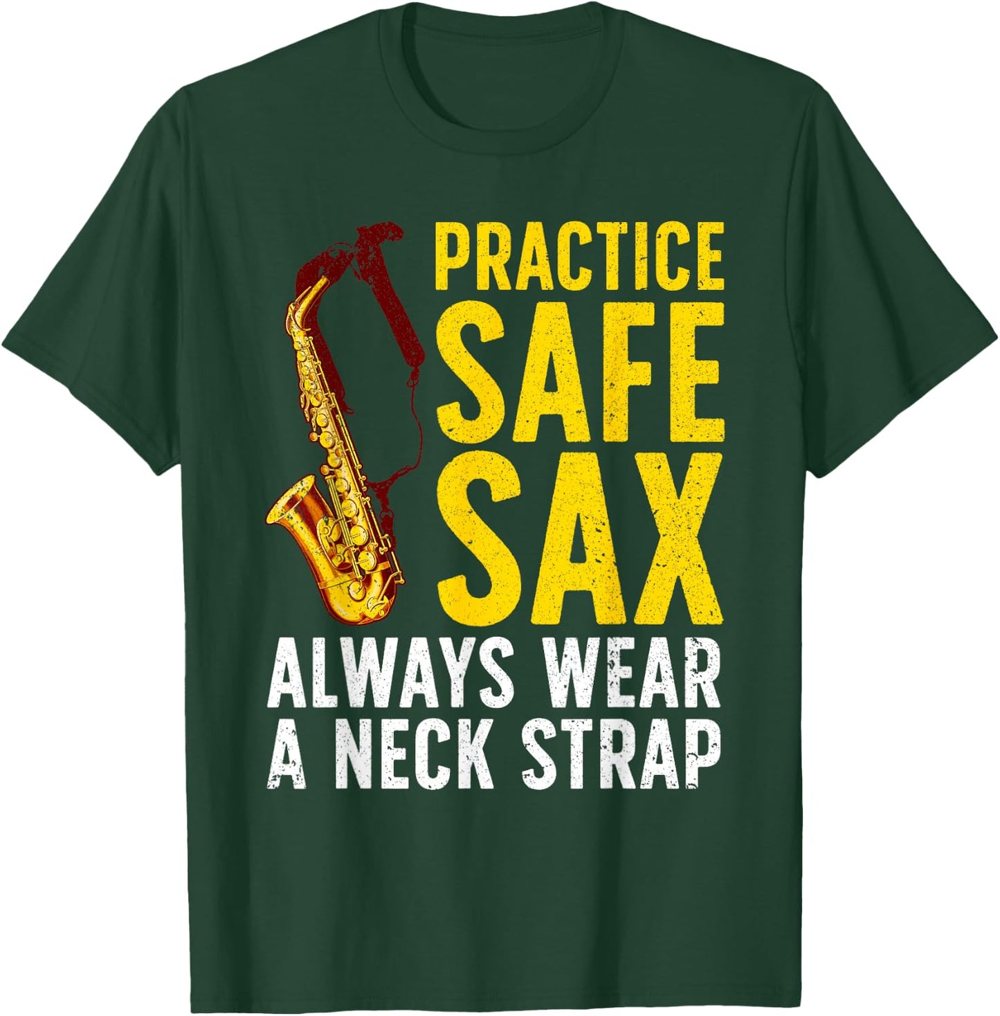 Funny Saxophone Women Saxophone Player Saxophonist T-Shirt - T-Shirt | Forest