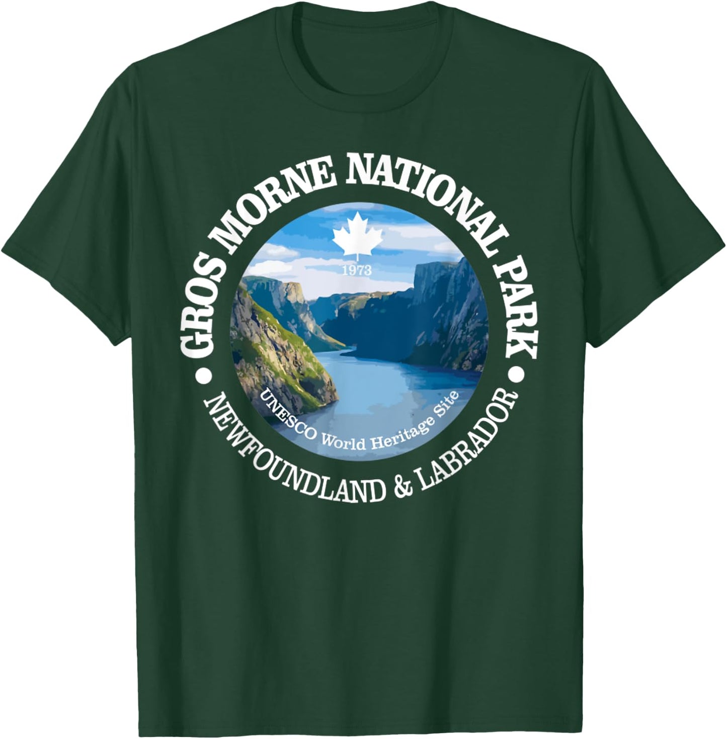 Gros Morne National Park, Nature Canada Hiking Lover T-Shirt - T-Shirt | Forest