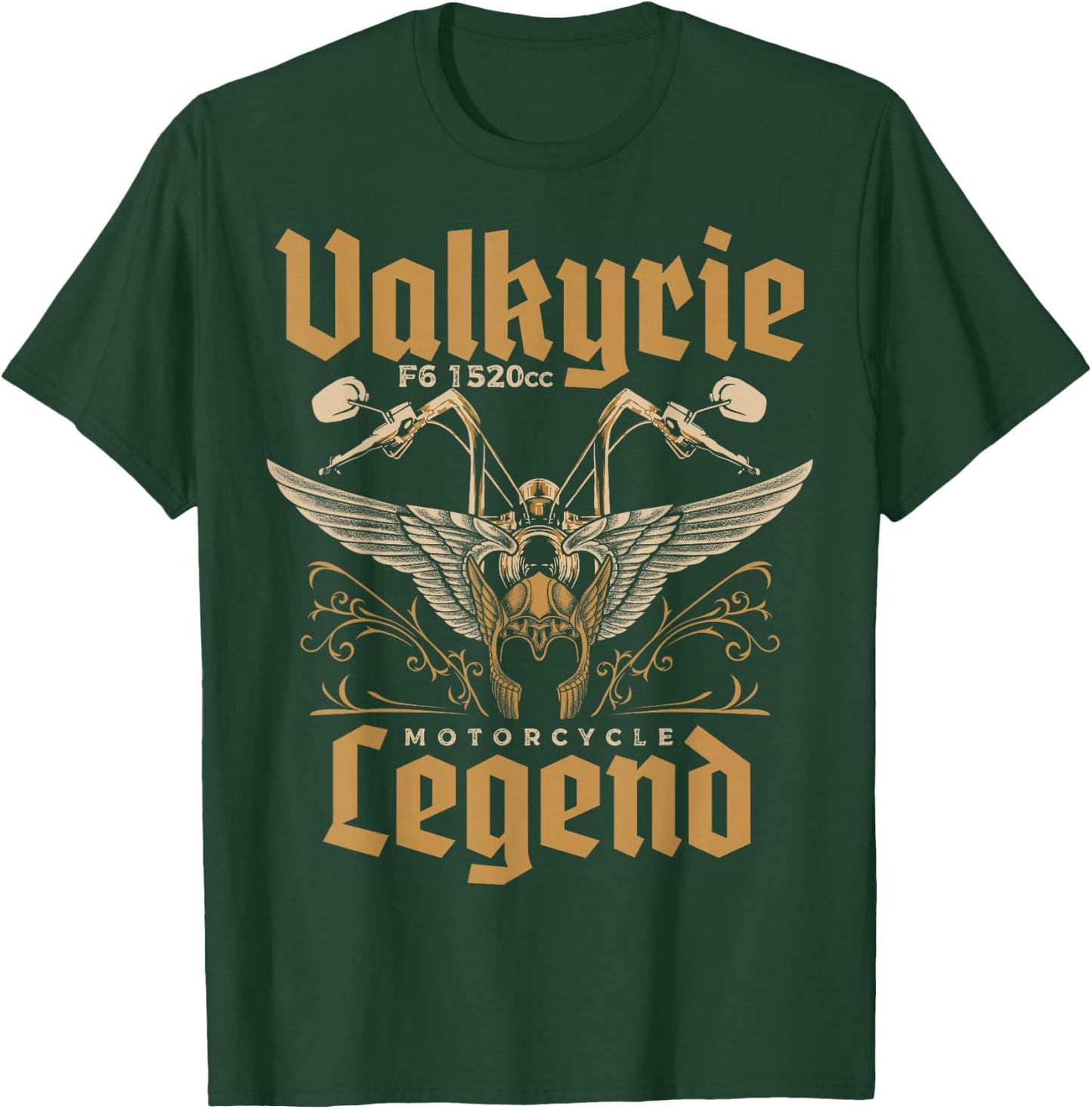 Motorcycle Mechanic Outlaw Biker T-Shirt - T-Shirt | Forest