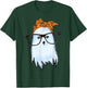 Cute Ghost With Glasses And Bats Bandana Halloween Costume T-Shirt - T-Shirt | Forest
