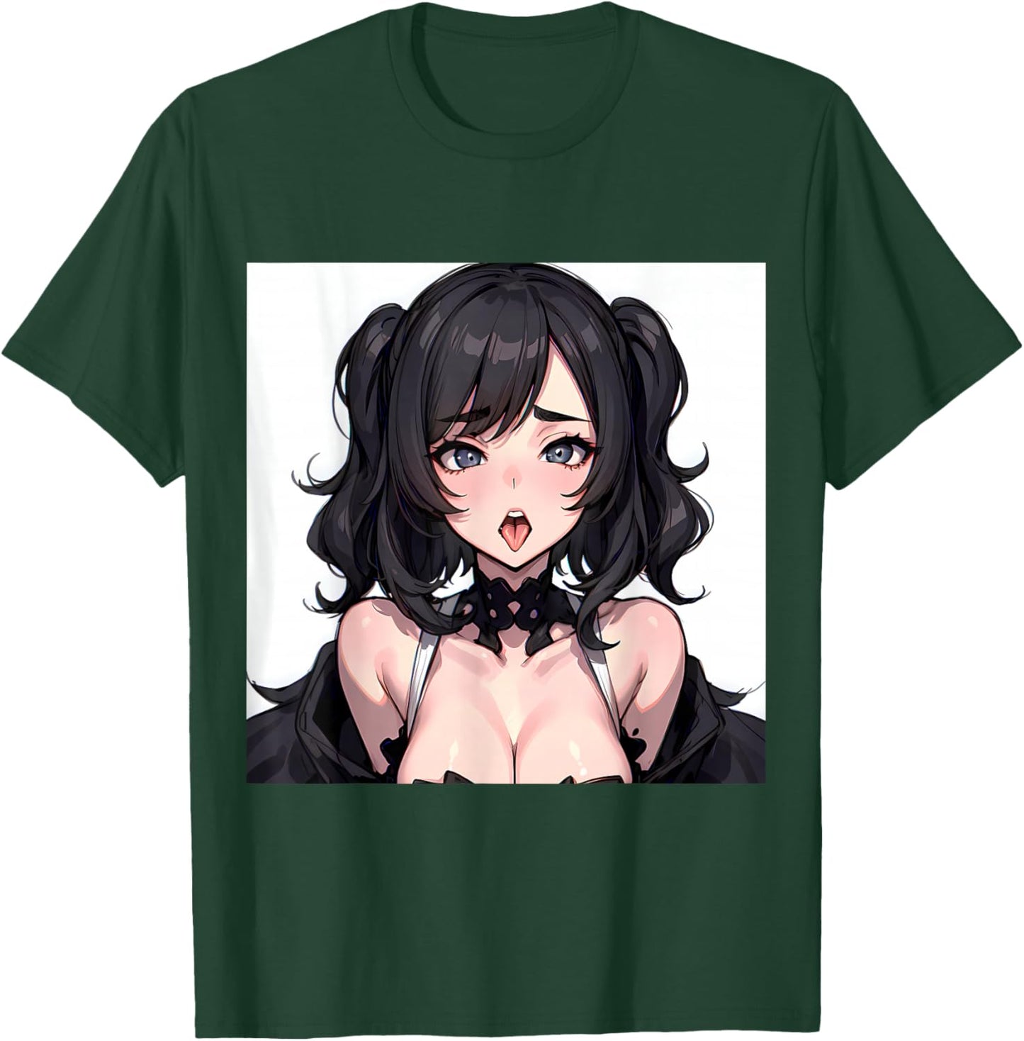 Lewd Anime Girl Ecchi Waifu Anime Hentai T-Shirt - T-Shirt | Forest