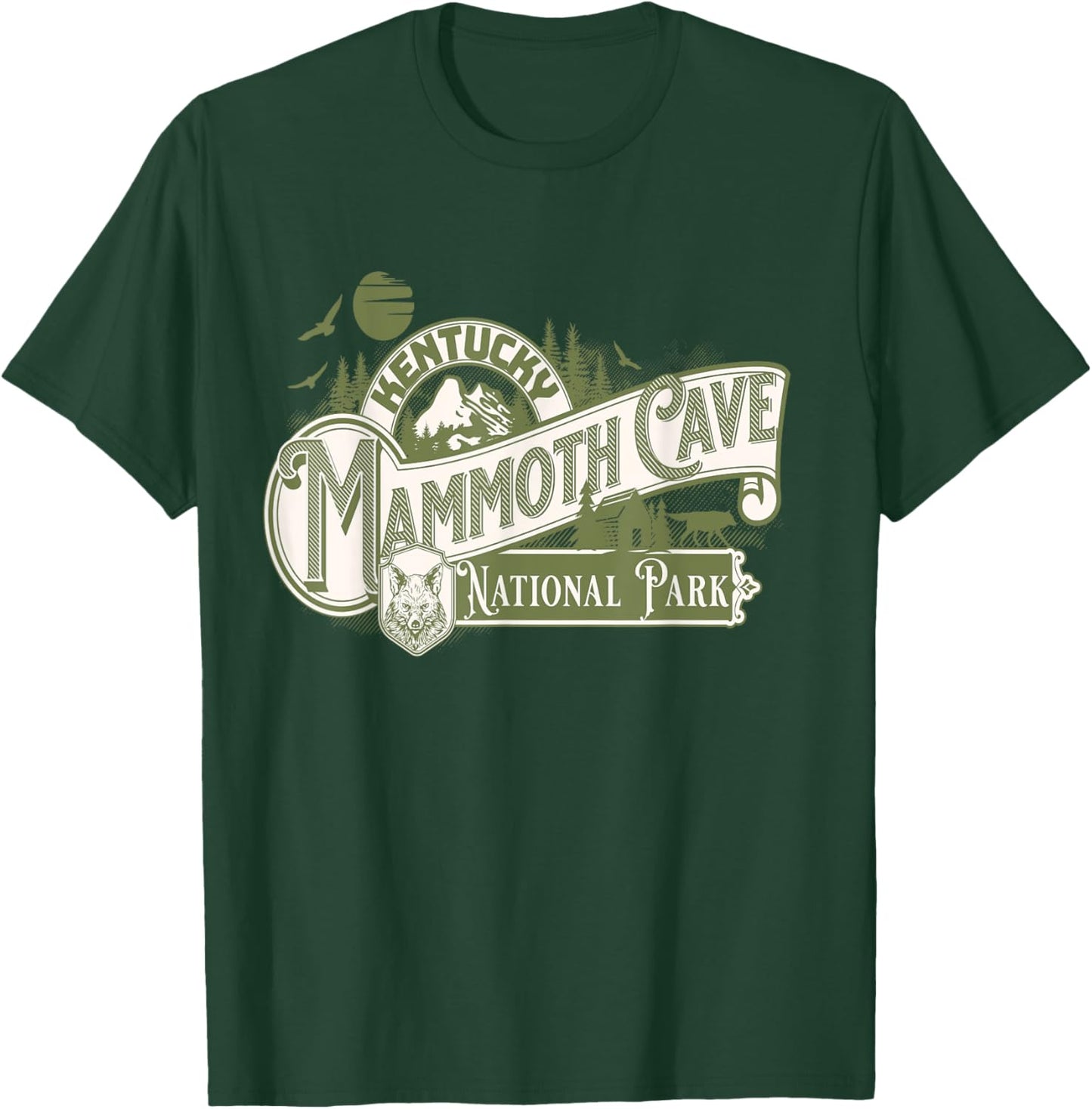 Mammoth Cave National Park Scenic Trail Explorer Hiking T-Shirt - T-Shirt | Forest