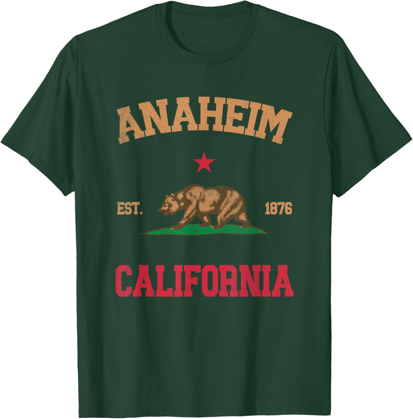Anaheim California T-Shirt - T-Shirt | Forest