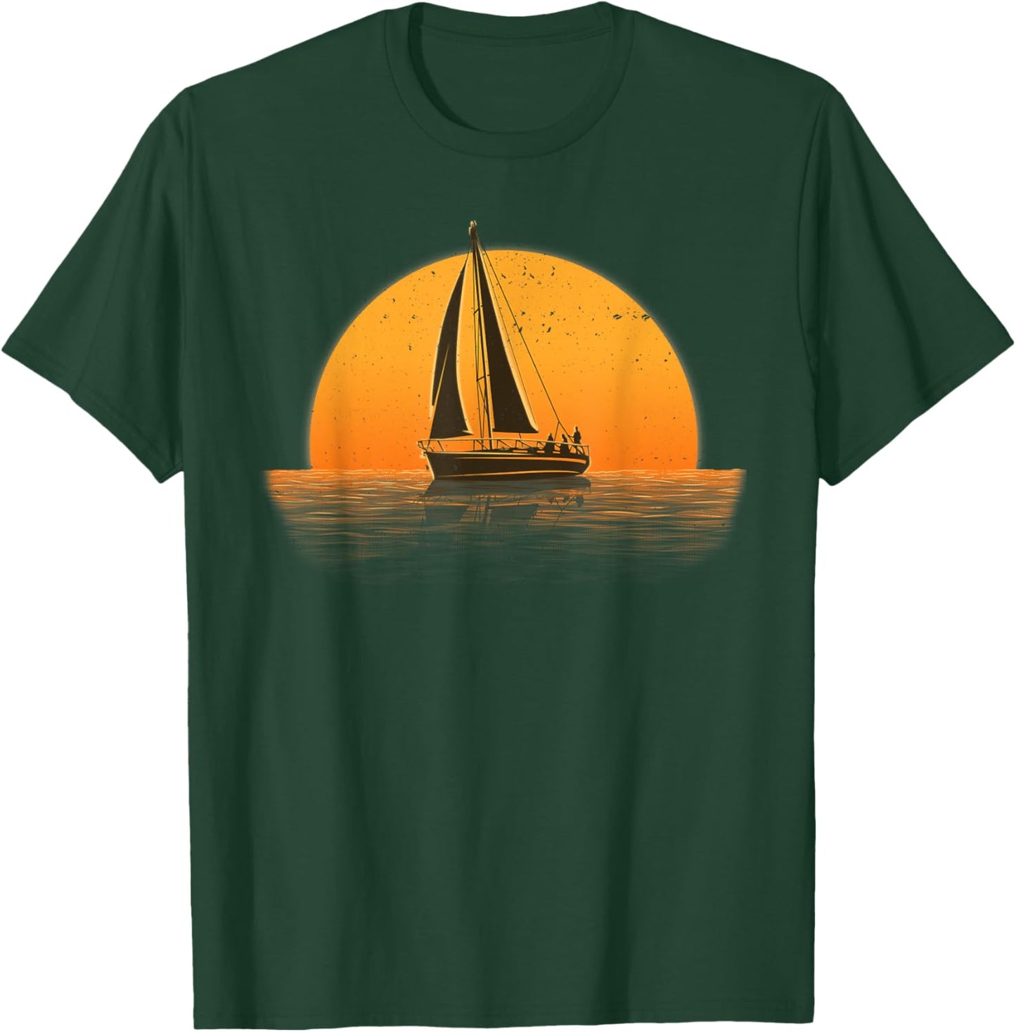 Cute Sailing Design Women Sailboat Sail Sailing Ship T-Shirt - T-Shirt | Forest