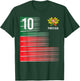 Portugal Number 10 Portuguese Soccer Fan Men Women Kids Boys T-Shirt - T-Shirt | Forest