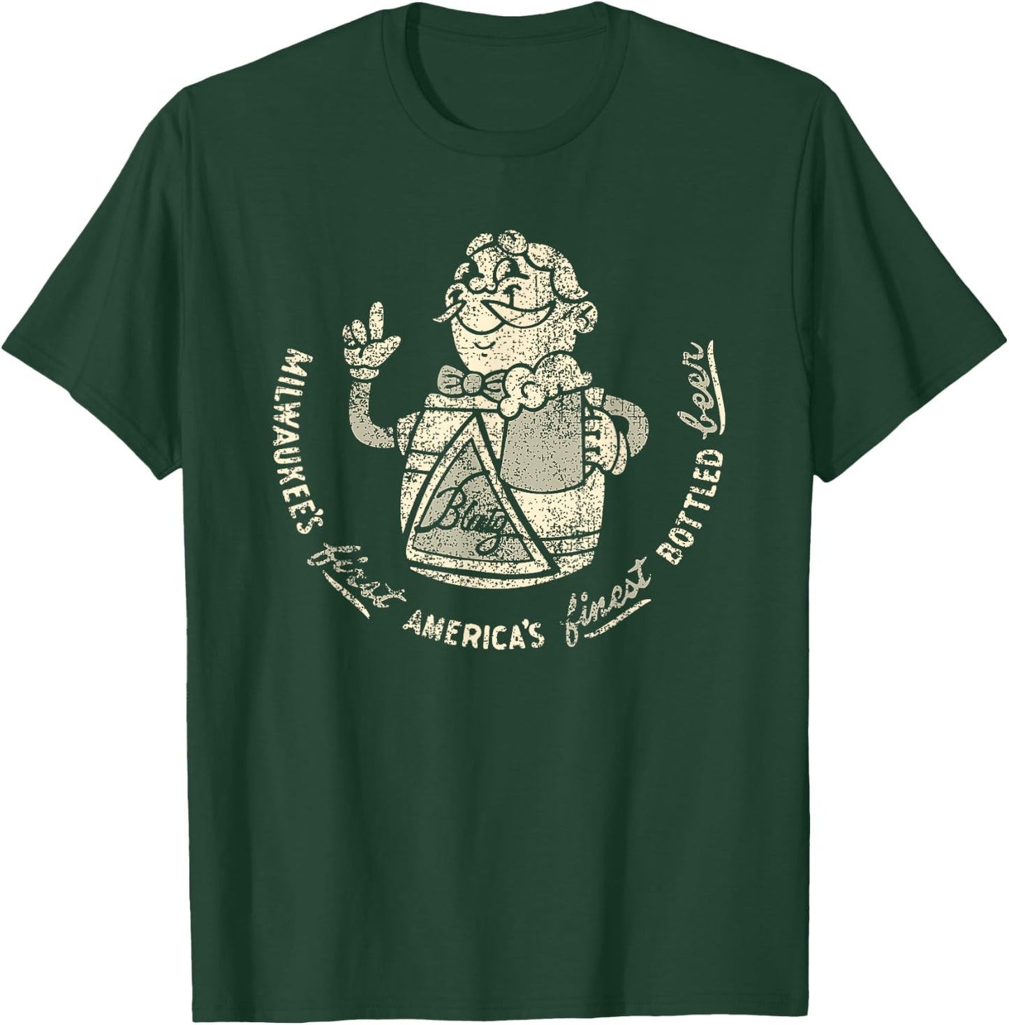 Blatz Beer Vintage Style - Pale America's Finest T-Shirt - T-Shirt | Forest