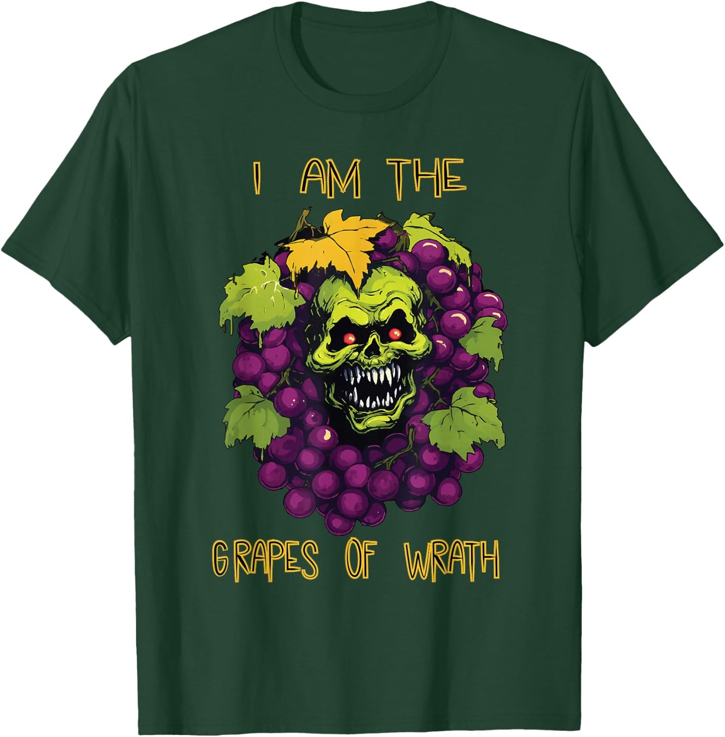 The Grapes of Wrath Halloween Costume Shirt Funny Wine Pun T-Shirt - T-Shirt | Forest