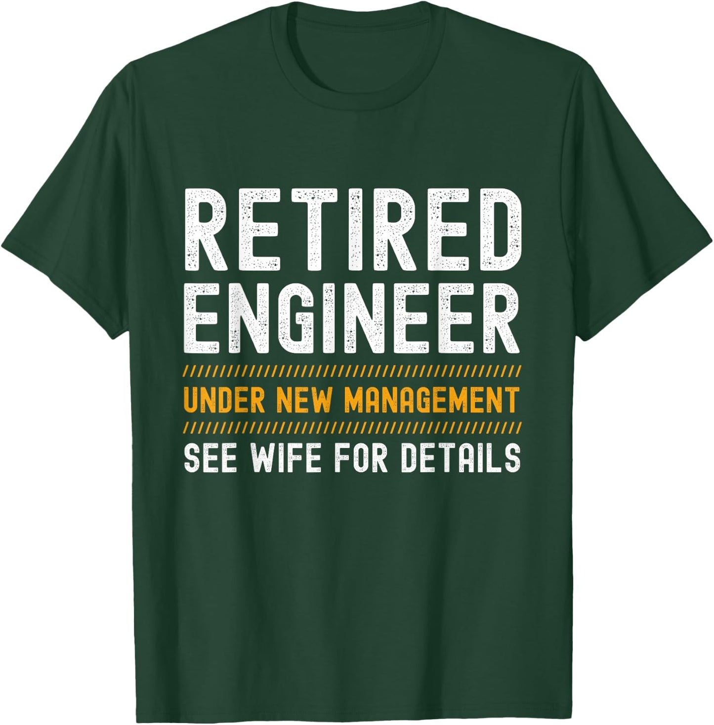 Retired Engineer - Retired - Black - Women's - Small - Short Sleeve - Modern - Letter Print - Fun - Novelty, Party - All Seasons T-Shirt - T-Shirt | Forest