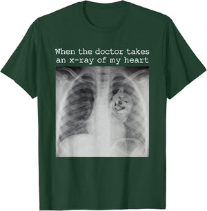 When The Doctor Takes an X-ray of My Heart Shiba Inu Mom T-Shirt - T-Shirt | Forest