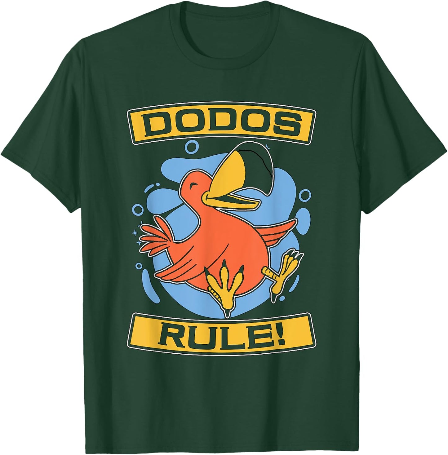 Dodos Rule Flightless Extinct Bird Ornithologist Dodo Bird T-Shirt - T-Shirt | Forest