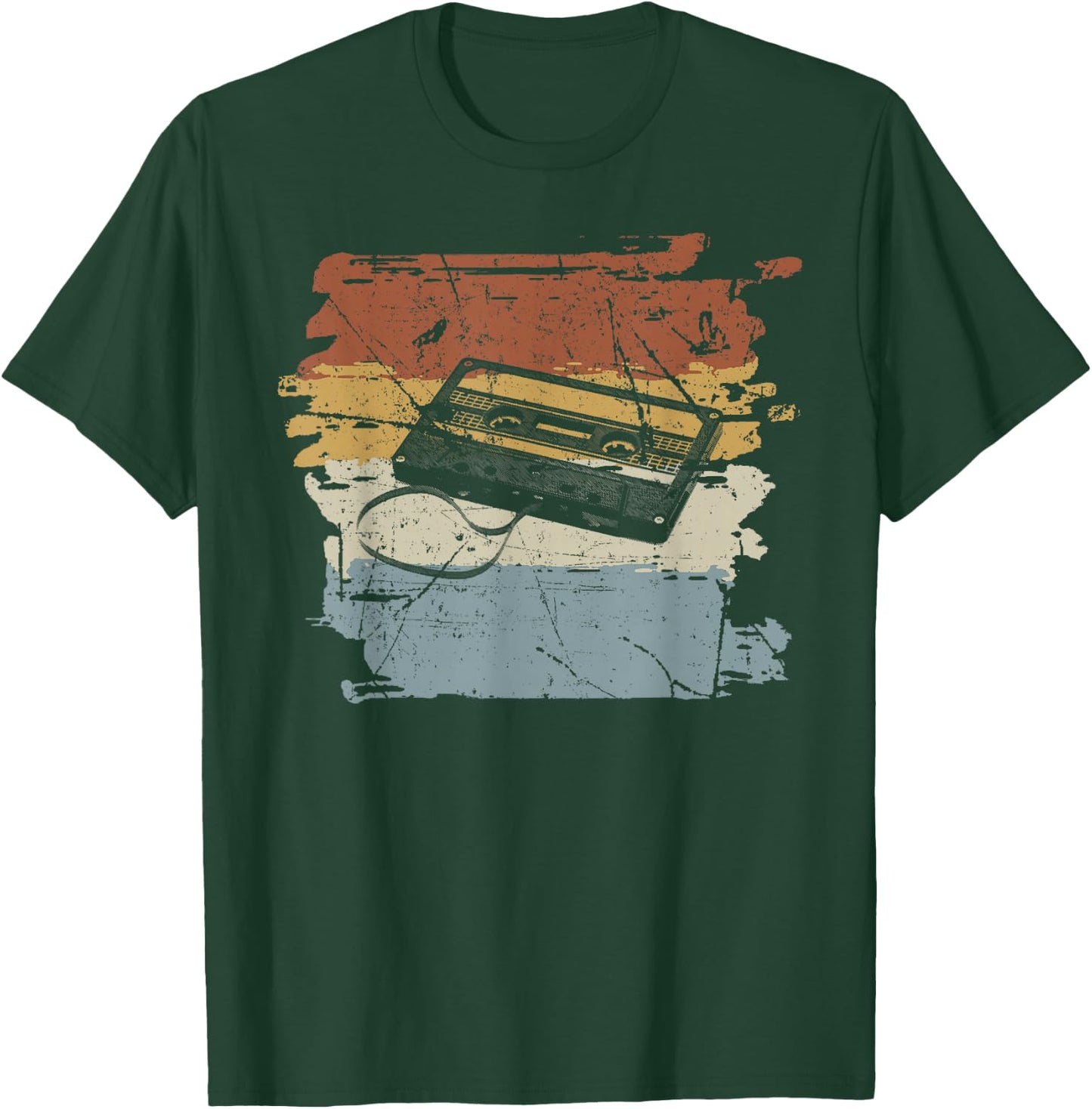 80's 90's Cassette T-Shirt - T-Shirt | Forest