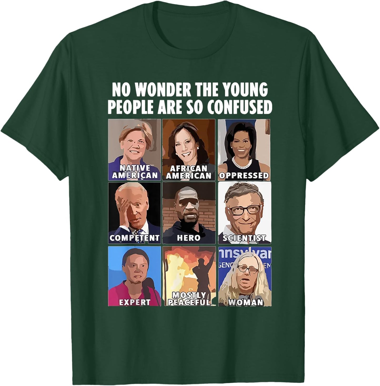No Wonder The Young People Are So Confused T-Shirt - T-Shirt | Forest