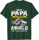 Ser Papa Es Un Honor Ser Abuelo No Tiene Precio Black Cotton 60% Polyester 40% Classic Fit Short Sleeve Collarless T-Shirt - T-Shirt | Forest