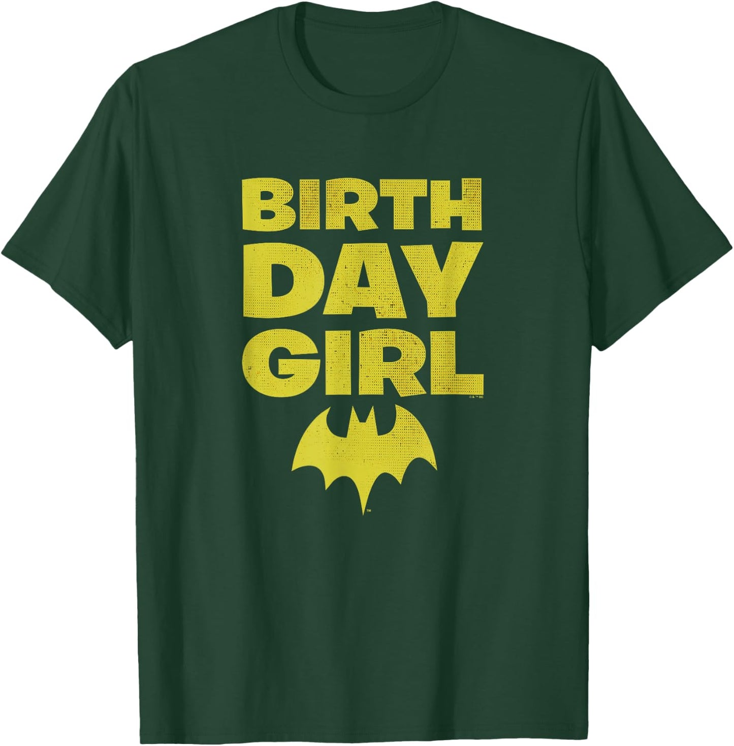 DC Comics Justice League Batman Birthday Girl Vintage T-Shirt - T-Shirt | Forest