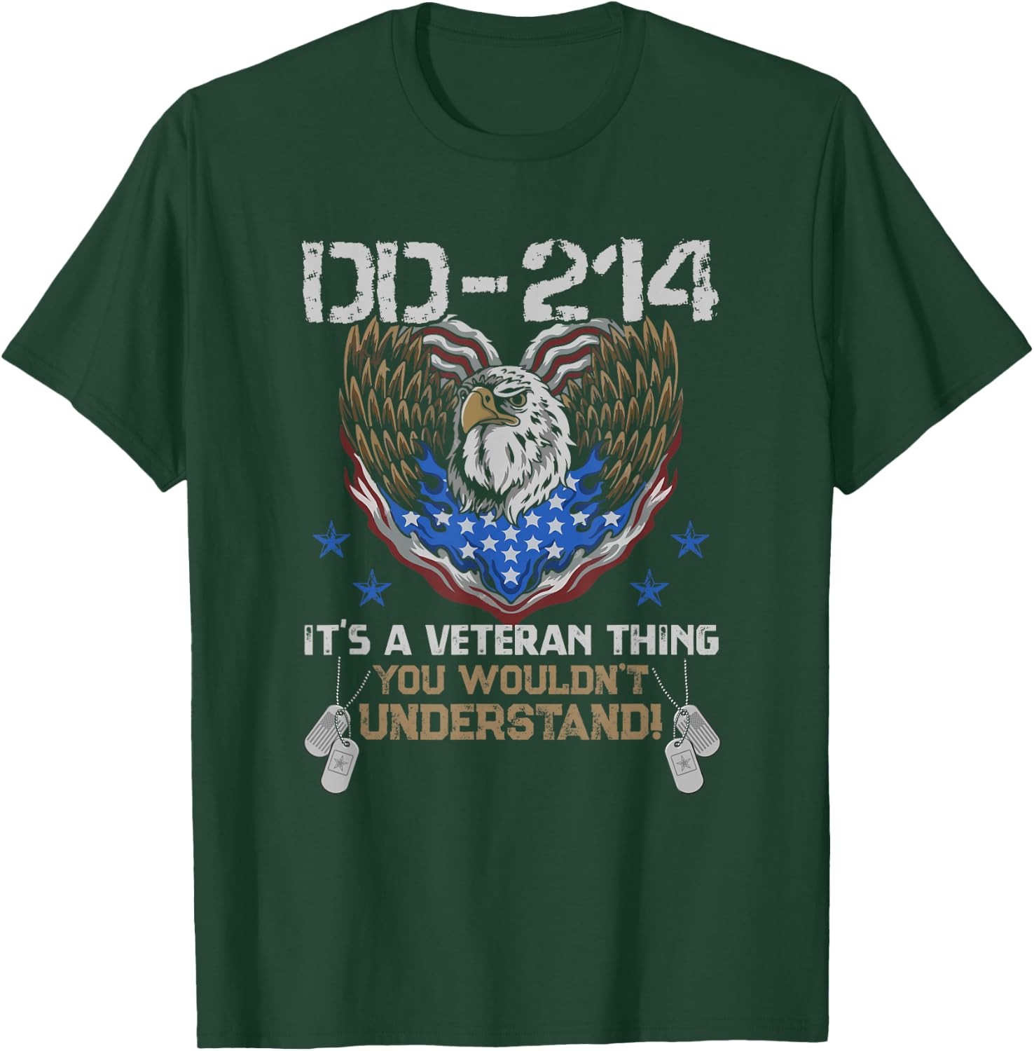 DD-214 It's A Veteran Thing You Wouldn't Understand T-Shirt - T-Shirt | Forest