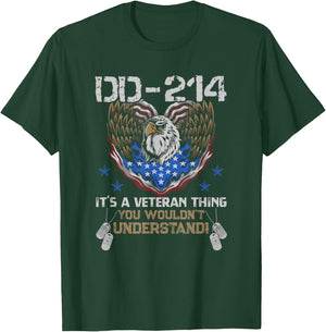 DD-214 It's A Veteran Thing You Wouldn't Understand T-Shirt - T-Shirt | Forest
