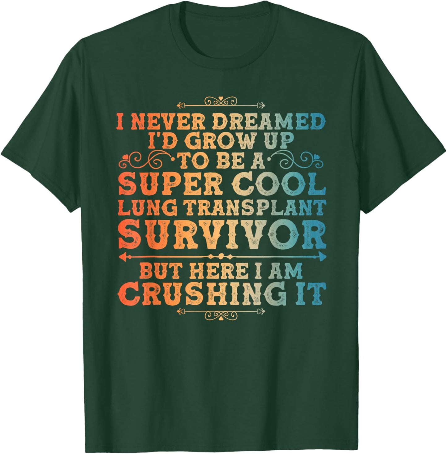 Funny Lung Transplant Design Women Organ Transplant T-Shirt - T-Shirt | Forest