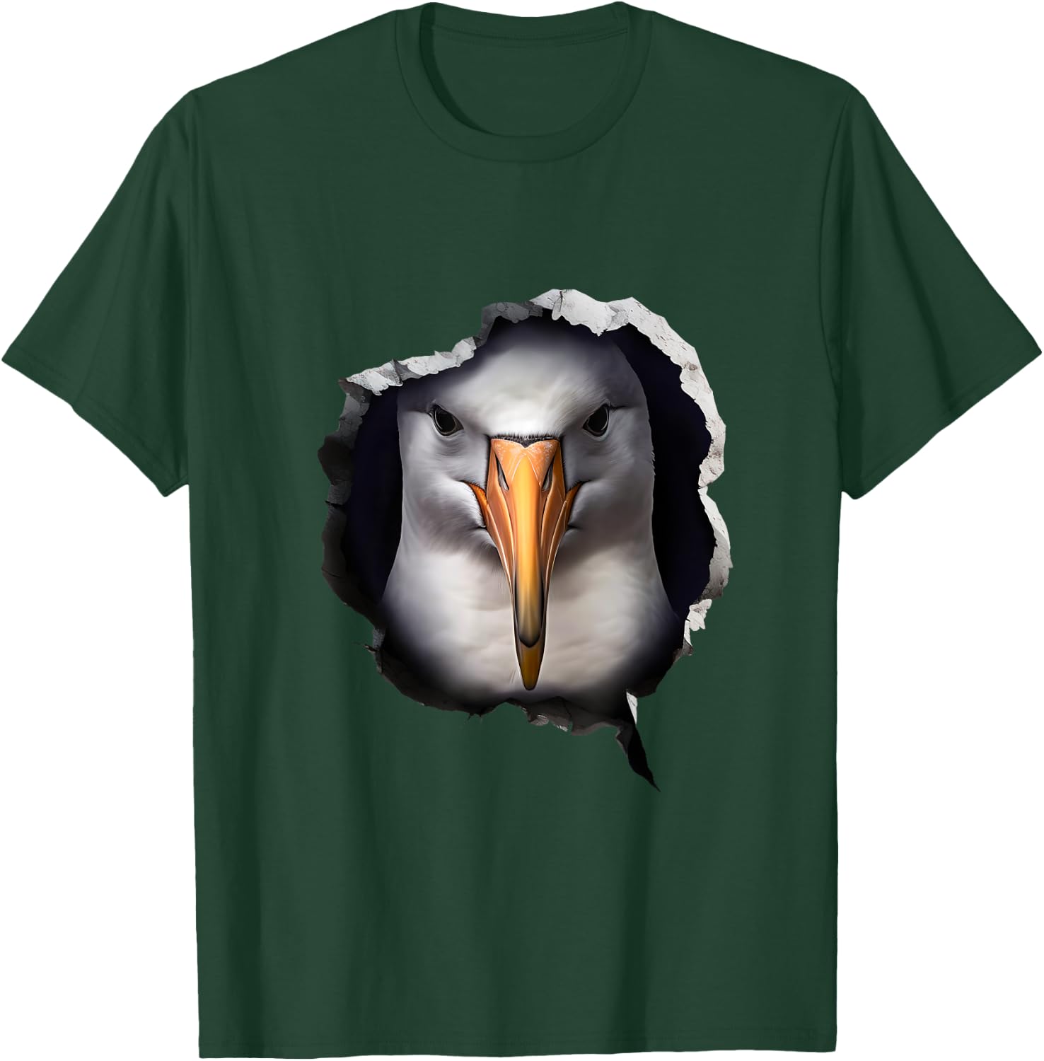 Albatross Face T-Shirt - T-Shirt | Forest