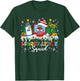 Sonographer Squad Ultrasound Machine Santa Hat Christmas T-Shirt - T-Shirt | Forest