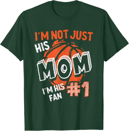 Mom Basketball Player T-Shirt - T-Shirt | Forest