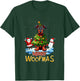 Doberman Merry Christmas Tree Lights Dog X-Mas Dogs T-Shirt - T-Shirt | Forest