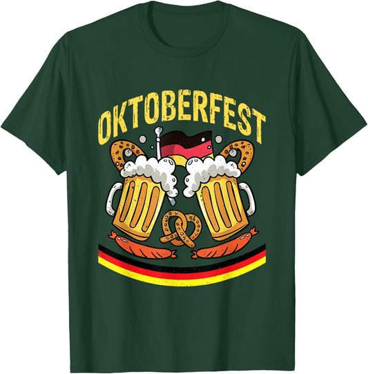 Oktoberfest 2025 Funny Oktoberfest 2025 Costume Men Women T-Shirt - T-Shirt | Forest