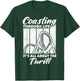Roller Coaster Enthusiast Rollercoasters T-Shirt - T-Shirt | Forest