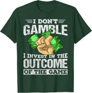 Gambling Sport Betting Design for a Sports Betting gambler T-Shirt - T-Shirt | Forest