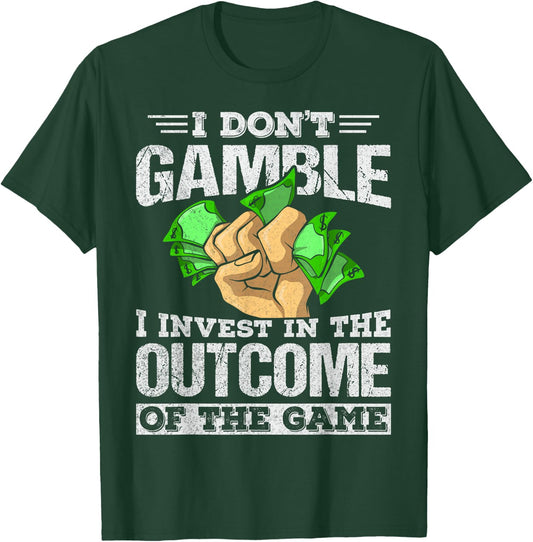 Gambling Sport Betting Design for a Sports Betting gambler T-Shirt - T-Shirt | Forest