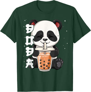 Bubble Tea Panda Boba Tea T-Shirt - T-Shirt | Forest