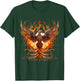 Phoenix Rising From Ashes Resurrection Rebirth New Beginning T-Shirt - T-Shirt | Forest