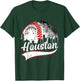 Vintage Houston Baseball Lover Men Women Game Day T-Shirt - T-Shirt | Forest