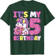 It's My 5th Birthday Party Cute Girls Donut Birthday Unicorn T-Shirt - T-Shirt | Forest