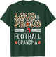 Leopard Loud & Proud American Football Grandma Family T-Shirt - T-Shirt | Forest