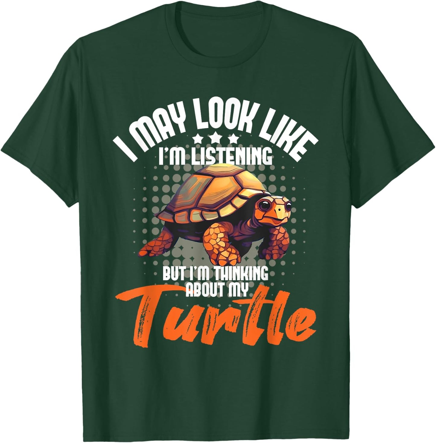 I'm Thinking About My Turtle - Beach Nature Wildlife Lover T-Shirt - T-Shirt | Forest