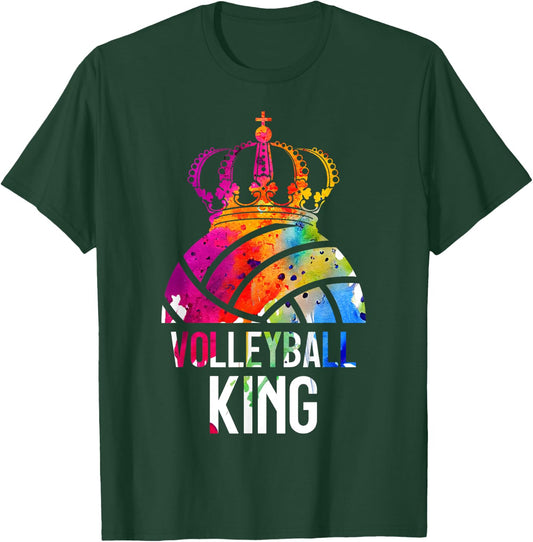 Volleyball King T-Shirt - T-Shirt | Forest