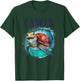 Cancun Mexico Watercolor Happy Sea Turtle T-Shirt - T-Shirt | Forest