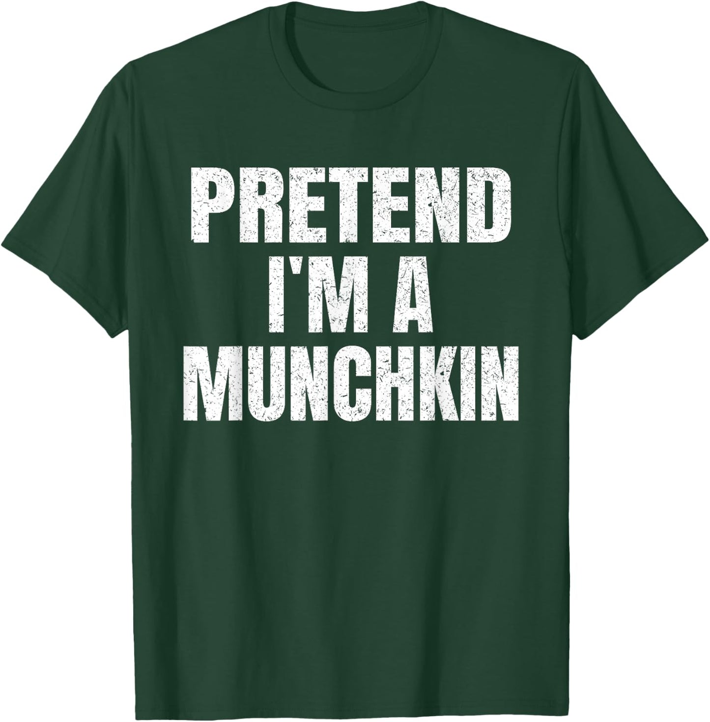 Pretend I'm A Munchkin Easy Halloween Family Group Costume T-Shirt - T-Shirt | Forest
