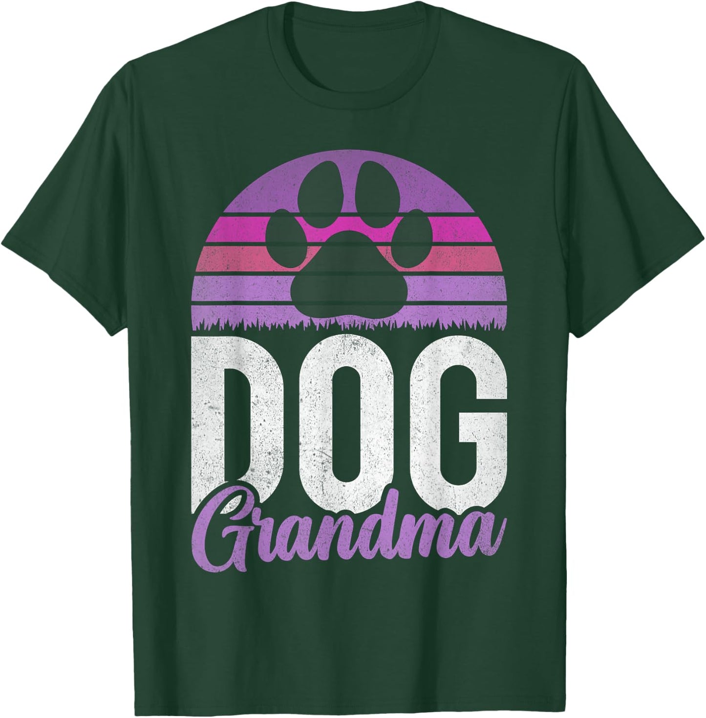Dog Grandma Men Women T-Shirt - T-Shirt | Forest