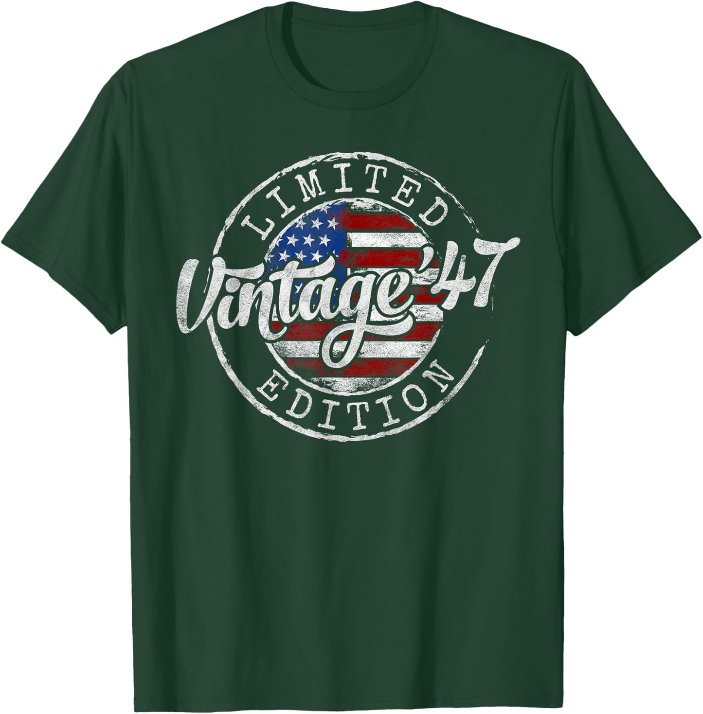 Vintage 1947 78th Birthday Gifts Women 78 Year Old T-Shirt - T-Shirt | Forest