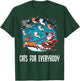Xmas Cats For Everybody Christmas Cat T-Shirt - T-Shirt | Forest