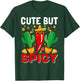 Cinco De Mayo - Cute but Spicy Mexican Fiesta Jalapenos Girl T-Shirt - T-Shirt | Forest
