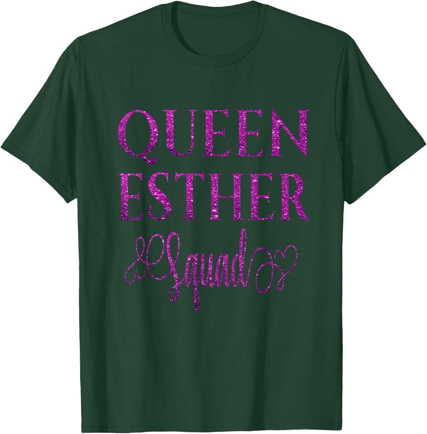 Purple Queen Esther Squad - Bible Character Purim Costume T-Shirt - T-Shirt | Forest