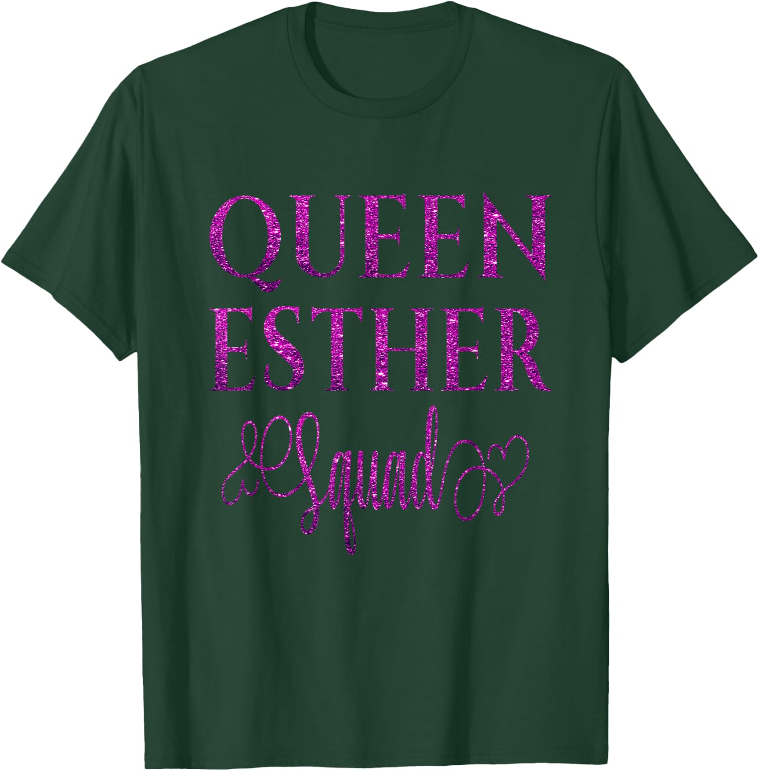 Purple Queen Esther Squad - Bible Character Purim Costume T-Shirt - T-Shirt | Forest